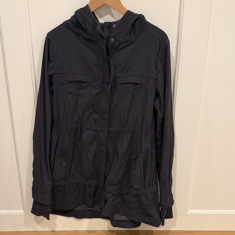 lululemon athletica charcoal gray Trench Coat